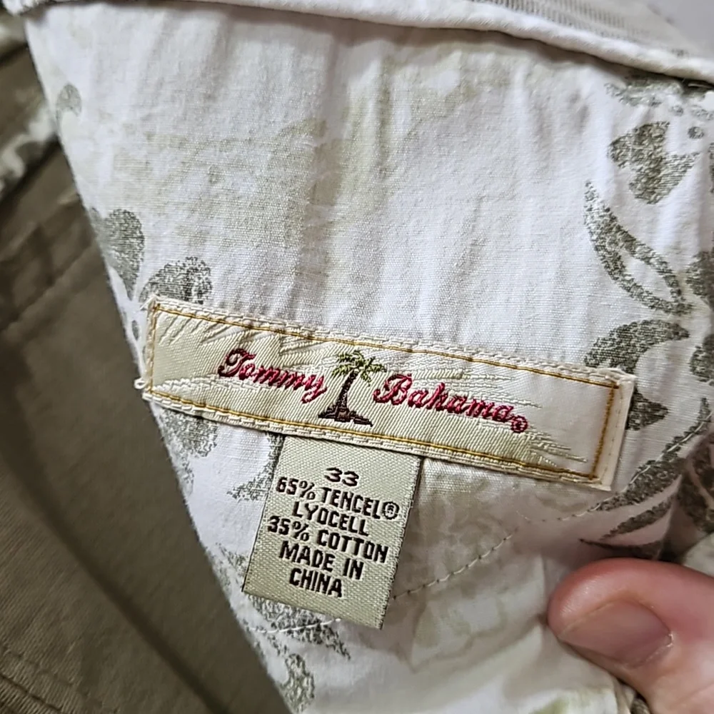 Tommy Bahama, Khaki, Pants Performance Fabric, Comfort, Breathable, Sz 33